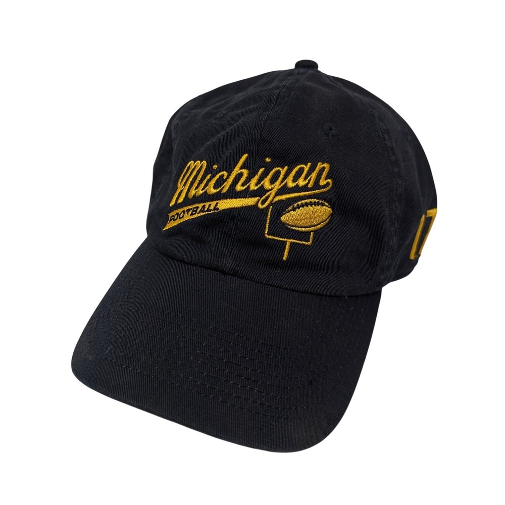 Michigan Wolverines Football Baseball Cap Canyon Creek 1906 #17 Embroidered